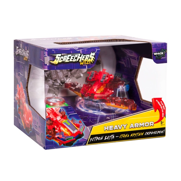 Трансформер Screechers Wild S3 L3 Хэви Армор 1:43 EU682302