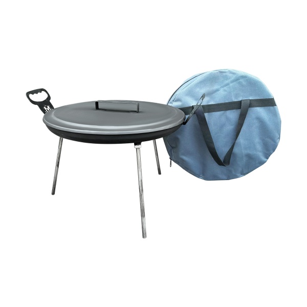 Сковорода Metalzavod SDR-40K с крышкой в чехле