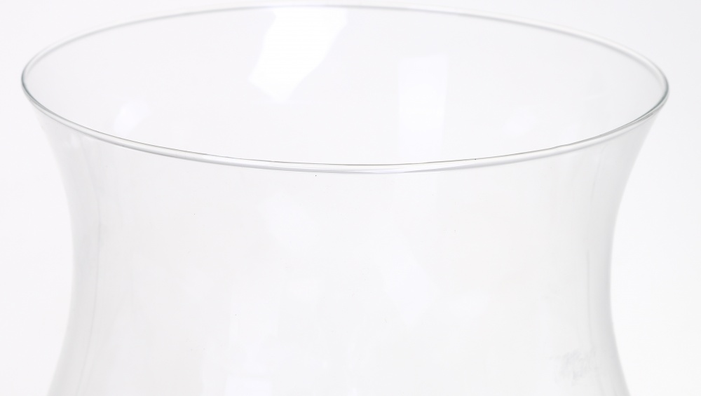 Ваза Цветок d21,5 31 см прозрачная 20161.1