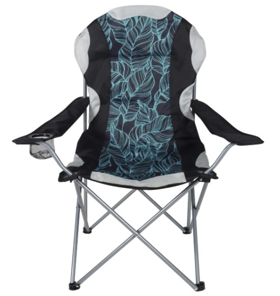Стул раскладной Indigo Кемпинг Плюс OC00182 58x58x105 см зеленый с черным