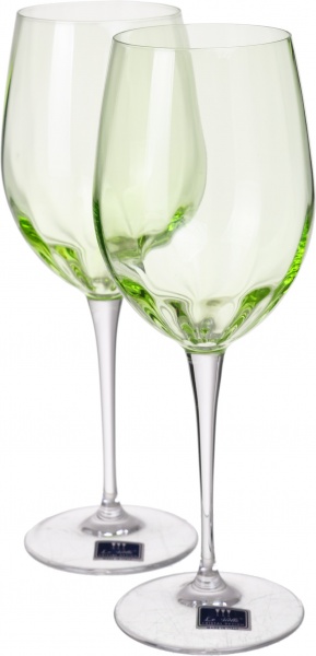 Набор бокалов для вина Monalisa Allegria Green 470 мл 6 шт. Vema 