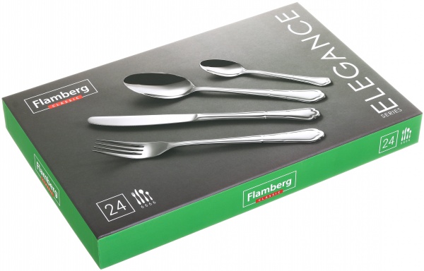 Набор столовых приборов Elegance на 6 персон 24 предмета Flamberg