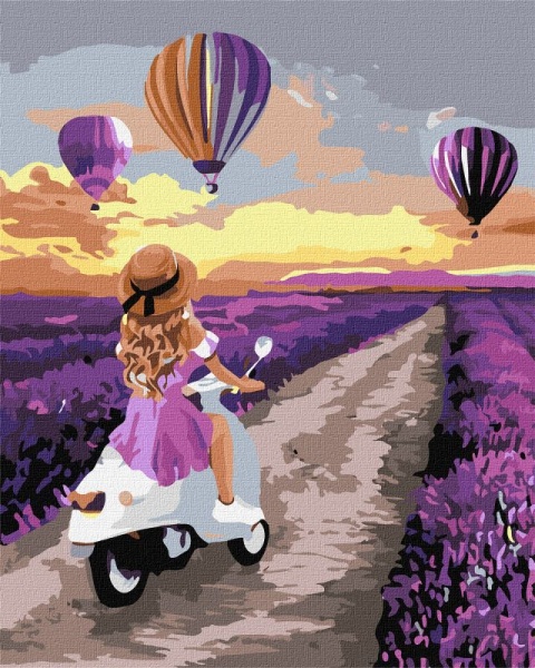 Картина по номерам Прогулка по Провансу 40х50см Идейка 