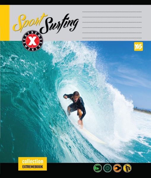 Комплект тетрадей Extreme 2018 60 листов в клетку 10 шт. YES