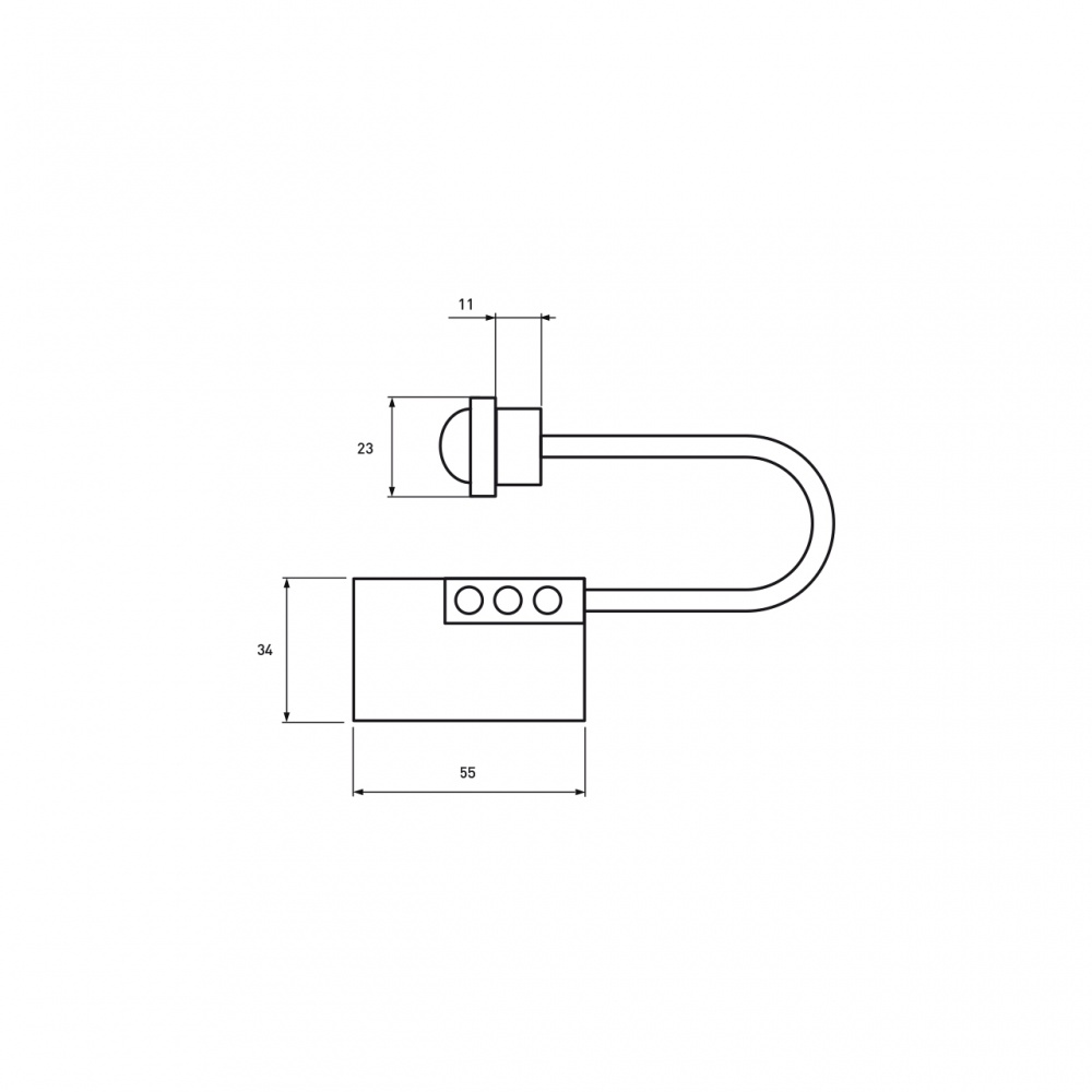 Датчик движения Euroelectric ST-24(WCS)