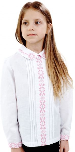 Блуза для девочки 707-14/09 р.146 белый 