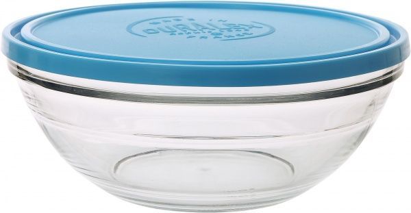 Салатник с крышкой круглый Lys Carre 2,4 л 23 см Duralex