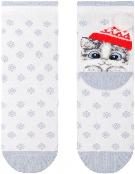 Шкарпетки Conte CE NEW YEAR 18С-77СП 382 р. 23-25 білий 1 шт. 