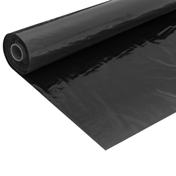Пленка полиэтиленовая стабилизированная 1,5x100 м Планета Пластик 80 мк черный