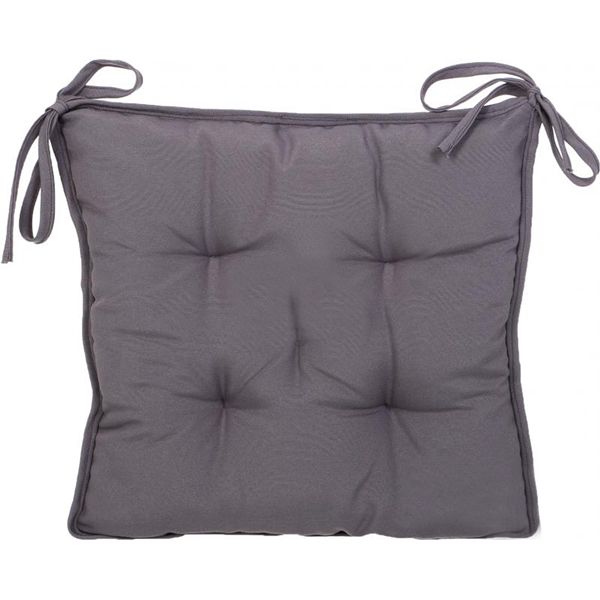 Подушка Sky стьобана silver 37x37x8 см