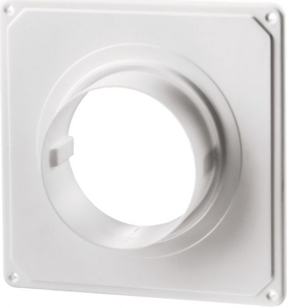 Фланец пластиковый Вентс ФК 120 с квадратной пластиной