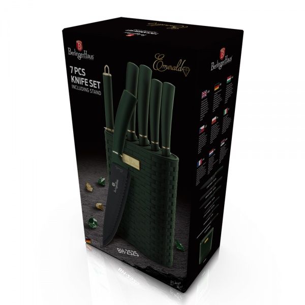 Набор ножей в колоде Emerald Collection 7 предметов BH 2525 Berlinger