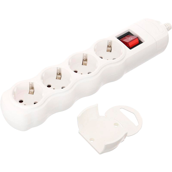 Колодка Expert Power із заземленням 4 гн. білий BNG-SS4SGR-WH 