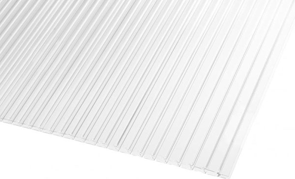 Полікарбонат стільниковий Solidplast UV Титан Х 6 мм 1050x3000 мм прозорий 