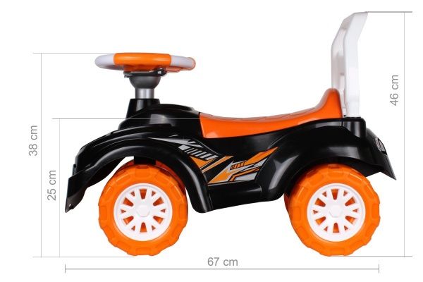 Толокар ТехноК черный/желтый 6672