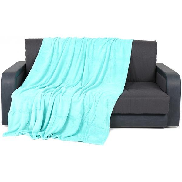 Плед мікрофібра Underprice Glory лазур 160x200 см