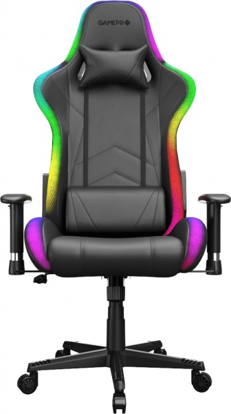 Крісло GamePro Hero RGB Black (GC-700/2-Black) чорний 