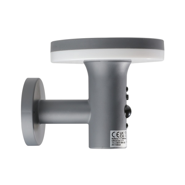 Світильник на сонячній батареї Solar Shell KO 4 Вт IP44 сірий