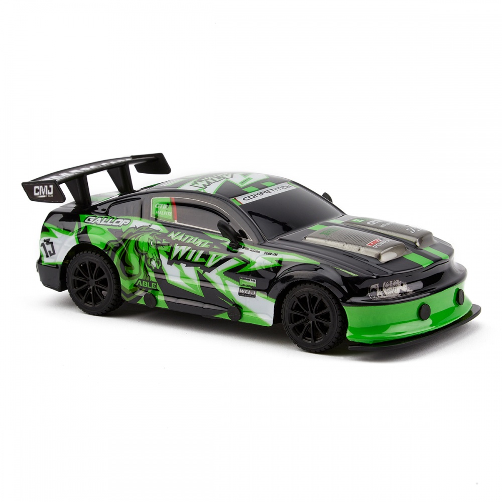 Автомодель на радиоуправлении KS Drive Road Rebels зеленый 1:24 18599OB