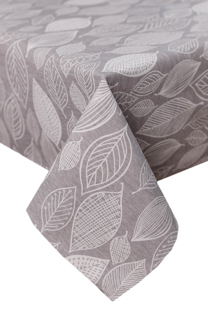 Скатерть водонепроницаемая Листья 136x180 см Прованс