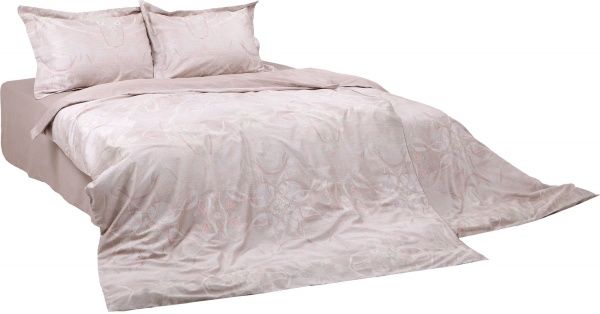 Комплект постільної білизни Solo сімейний бежевий La Nuit 