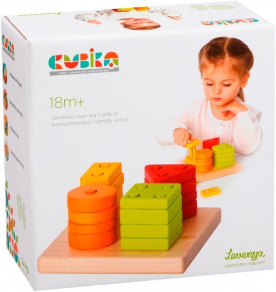 Игрушка развивающая Cubika Геометрический сортер (квадрат)