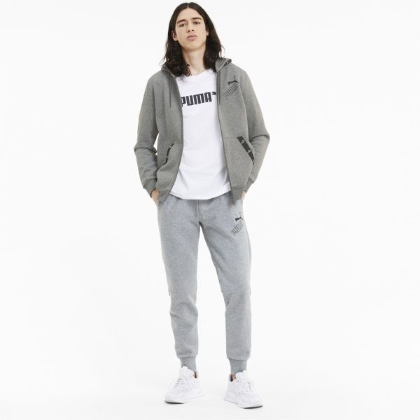 Джемпер Puma AMPLIFIED FZ Hoodie 58352303 р. L серый