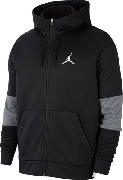 Джемпер Nike M J AIR THERMA FLC FZ CK6782-010 р. M чорний