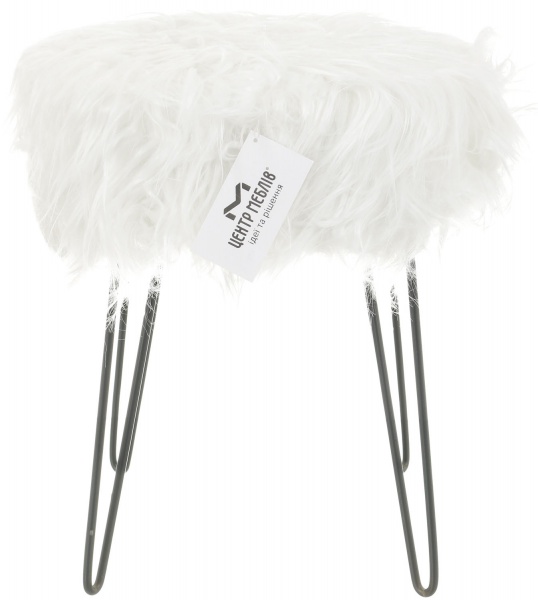 Пуф Ронда 35х42 см білий 