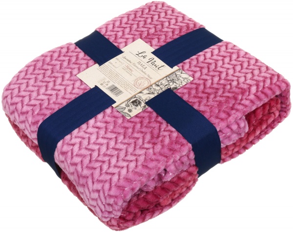 Плед Flannel Plush Orchid Haze 160x200 см La Nuit 