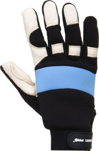 Перчатки Lahti Pro защитные из свиной кожи с покрытием микрофибра XL (10) L280410K