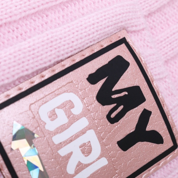 Шапочка детская для девочки Kraft+ р.52-54 розовый 1835 