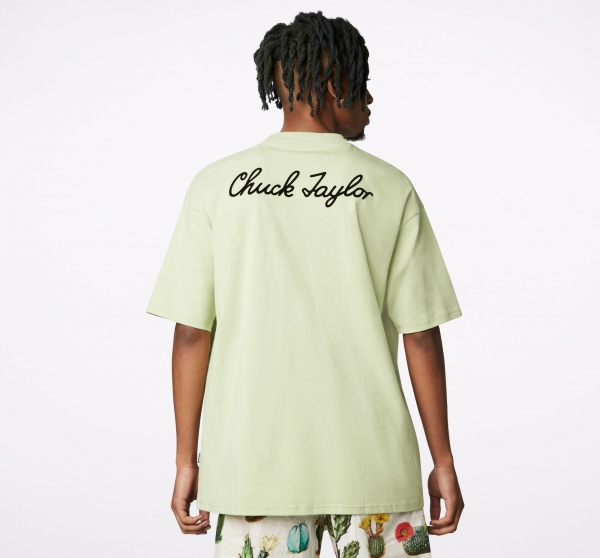 Футболка Converse Chuck Taylor Shoe Patch Short Sleeve Tee 10020931-A18 р.XL бежевый