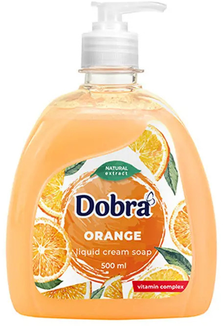 Мило рідке Dobra Апельсин З Дозатором 500 мл