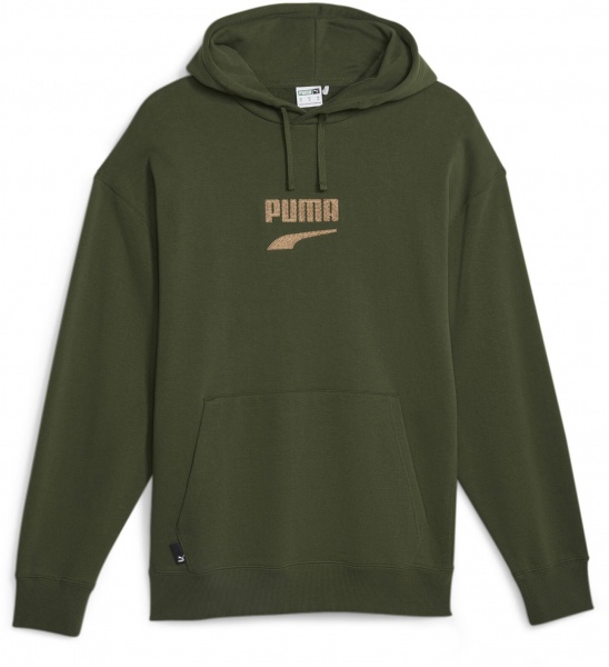 Джемпер Puma DOWNTOWN LOGO HOODIE TR 62128031 р.M зелений