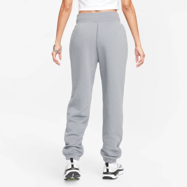 Брюки Nike W NSW PHNX FLC HR OS PANT PRNT FN7716-084 р. M серый