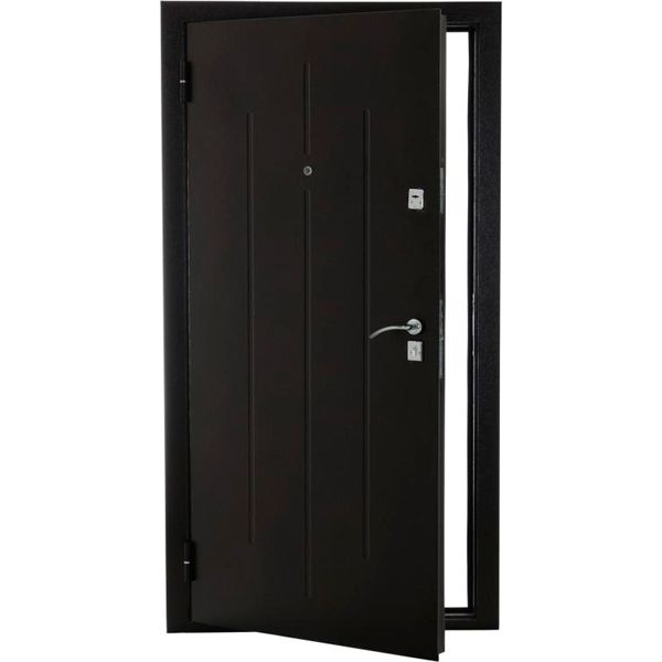 Дверь входная Стройгост 7 орех итальянский 2050x860 мм левая