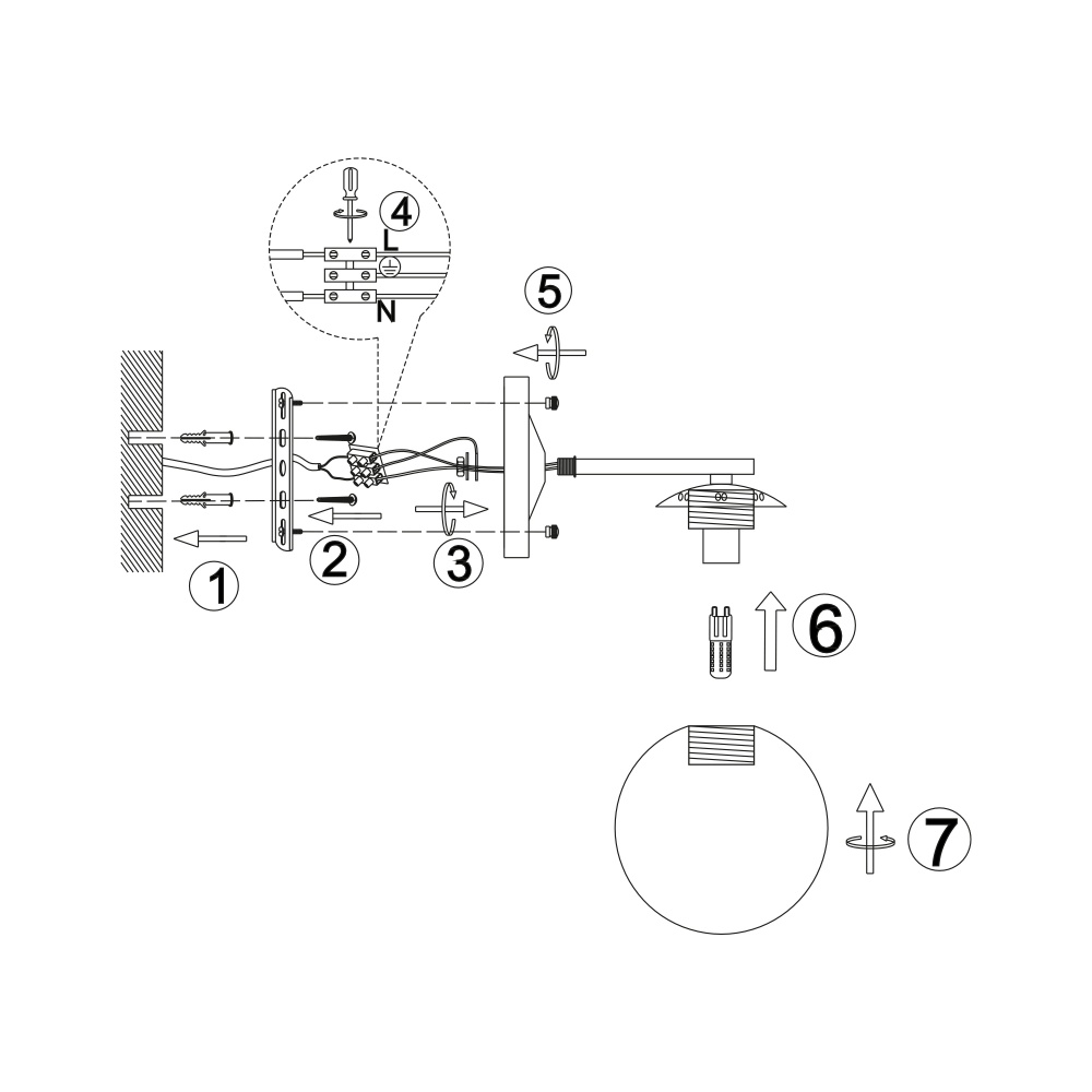Бра Miorro Massimo металл/стекло 1x7 Вт G9 белый с золотистым 51-311-053