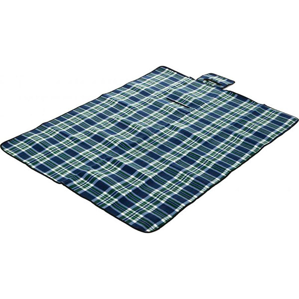 Туристический коврик Underprice синий в клеточку 135x175 см