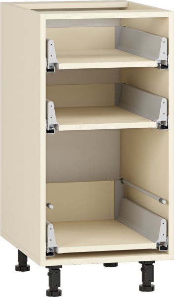 Тумба нижня Грейд з 3 тандембоксами ТОП 400x820x522 мм ваніль 