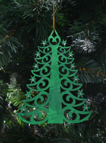 Елочная игрушка Елка 5822 11.5 см  