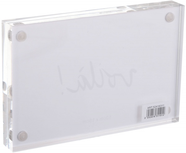 Рамка для фото Voila! 1 фото 10x15 см прозорий 