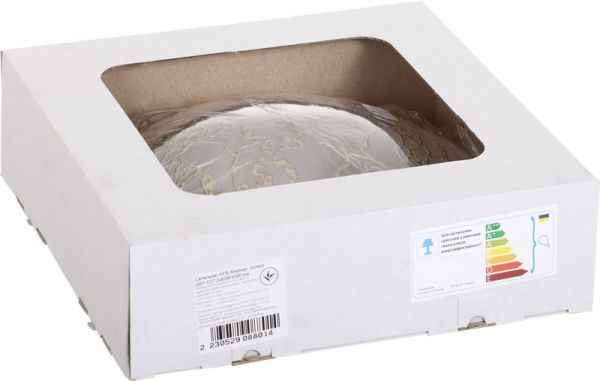 Світильник настінно-стельовий УТ Сяйво НПБ Мармур 2x60 Вт E27 золотий 3001 