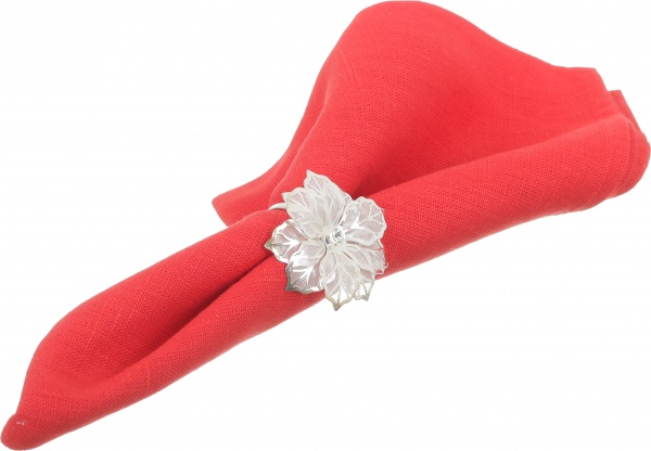 Набор колец для салфеток Flowers 15х11,5х5 см 6 шт
