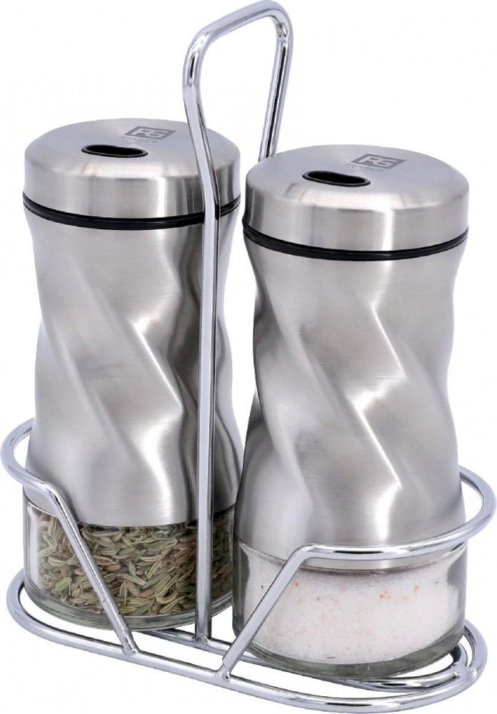 Набор для соли и перца Flamberg Premium на подставке Shadow 105 мл