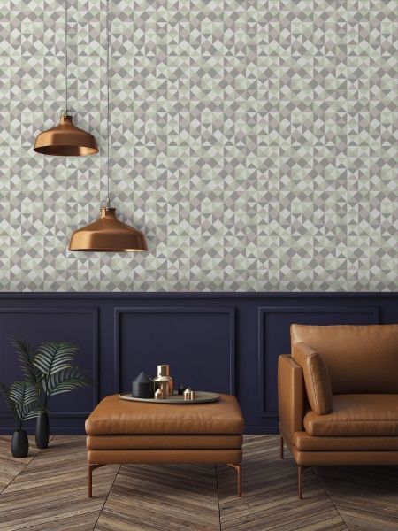 Шпалери Triangles Green-2 EP1018 