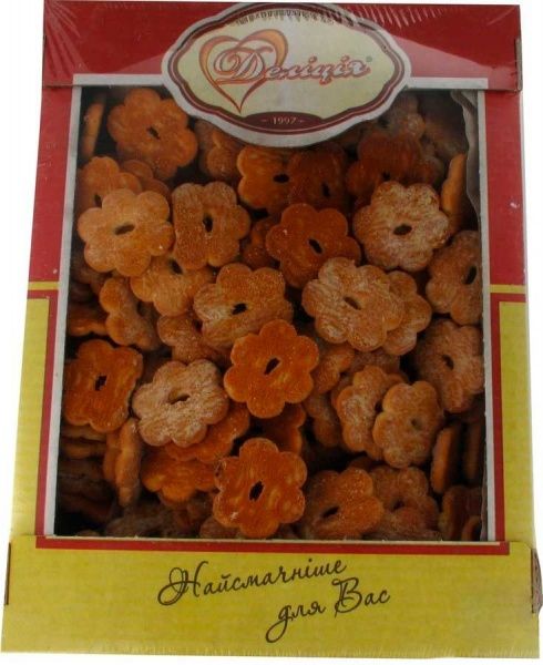 Печенье Делиция сдобное Домашнее с сахарной пудрой 2,3 кг (4820031682084) 