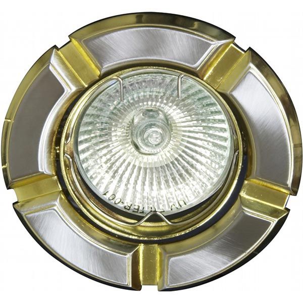 Светильник Feron 098Т G5.3 титан/золото