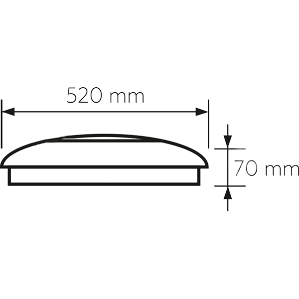 Світильник світлодіодний Eurolamp Amber N29 з пультом ДК 72 Вт білий 3000-6500 К 