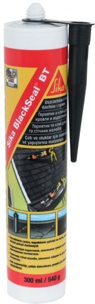 Клей-герметик Sika BlackSeal BT 300 мл чорний